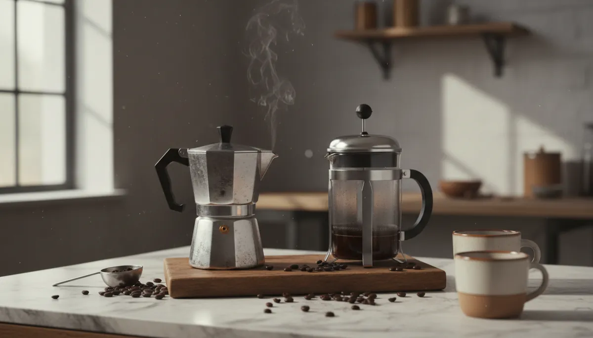 Percolateur ou cafetière à piston, le match